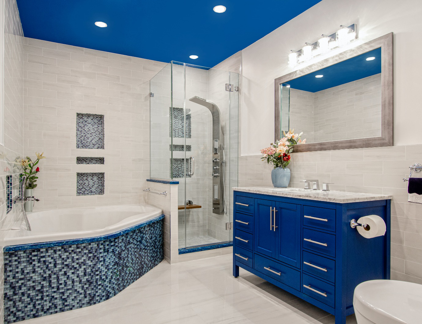 bathroom with a shower enclosure
